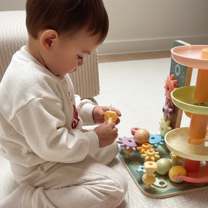 Montessori 4in1 Ball Track Activity Tree