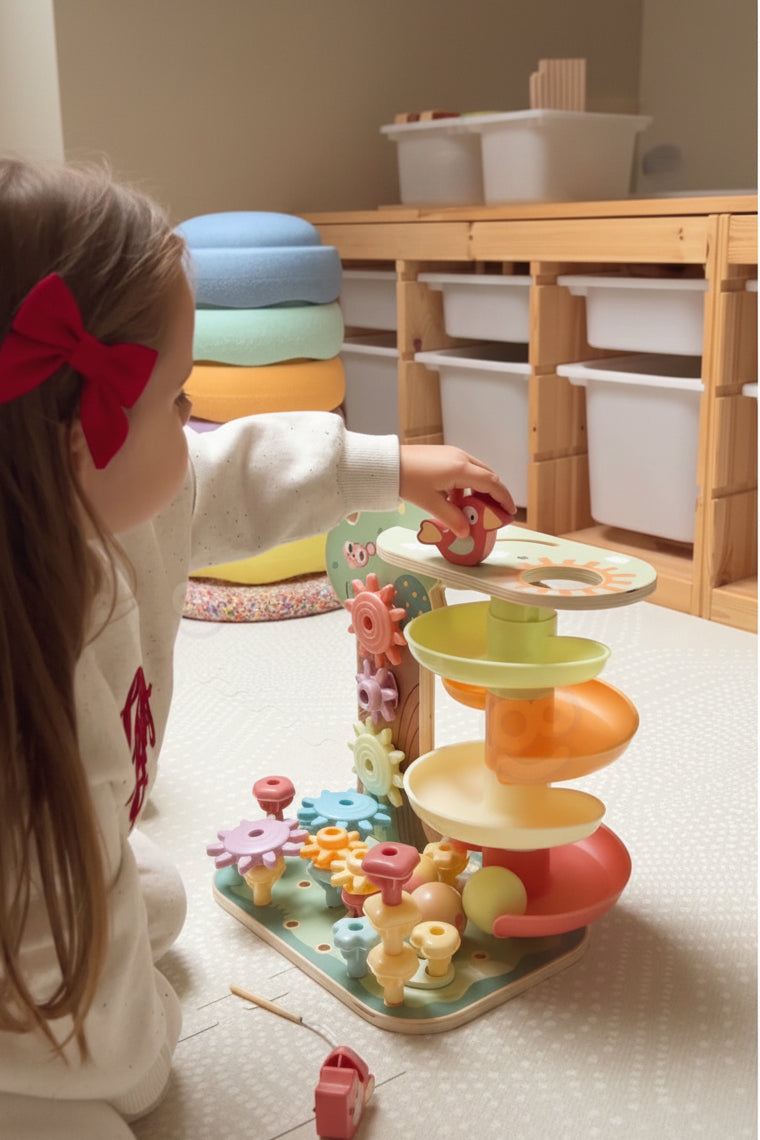 Montessori 4in1 Ball Track Activity Tree
