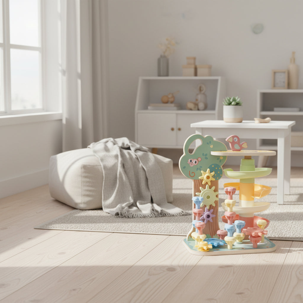 Montessori 4in1 Ball Track Activity Tree