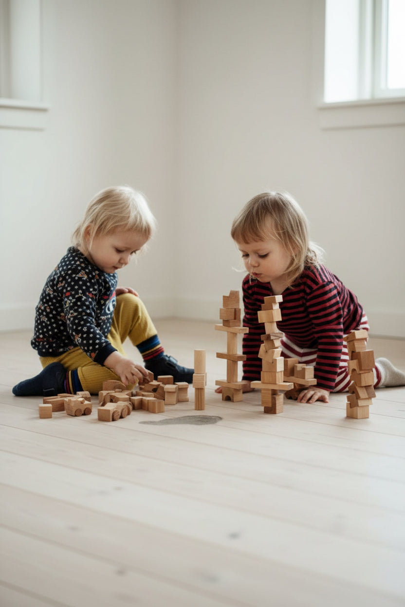 Wooden Tower Puzzle - Natural